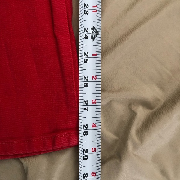 Kate Spade Play Hooky red low rise skinny jean - Picture 13 of 14